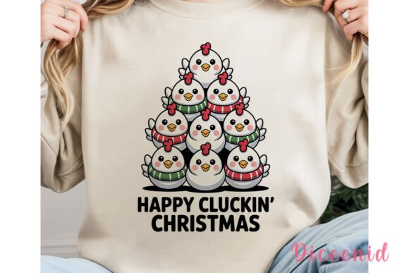 Christmas Chicken Tree PNG Clipart for Illustrations