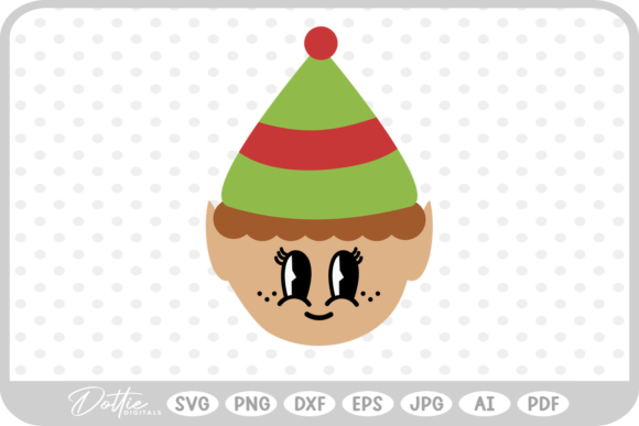 Christmas Elf Face SVG PNG DXF: A Crafter’s Review
