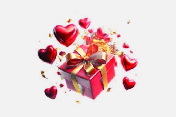Gift Love Christmas PNG: Freebies for Bloggers