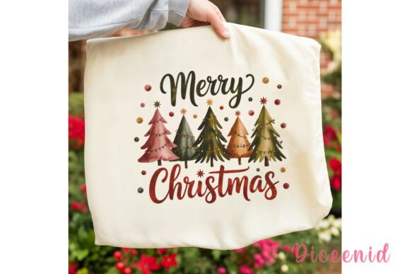 Merry Christmas Cross: Festive Illustrations