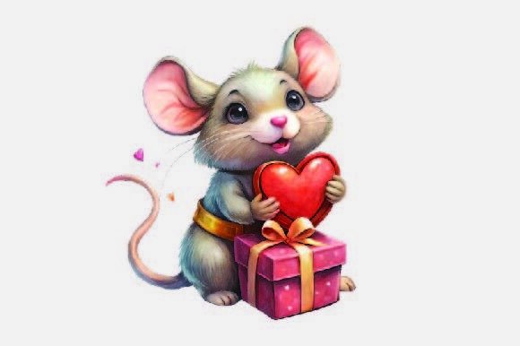 Mouse Christmas PNG: Festive Illustrations for Blogs