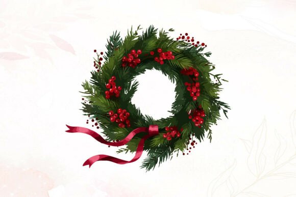 Pine Christmas Wreath with Berries: A Designer’s Review