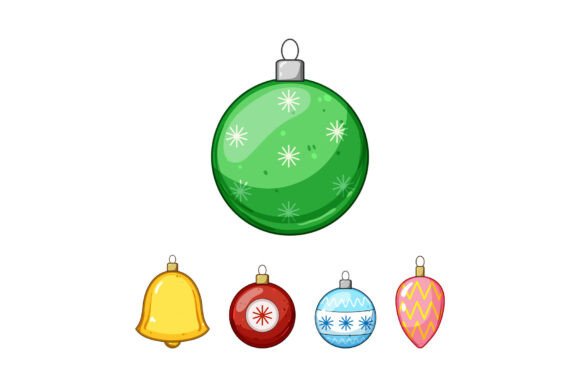 Review: Christmas Holiday Ornaments Decorating C Illustrations