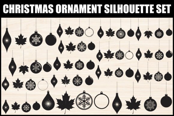 Review: Christmas Ornament Silhouette Set Illustrations