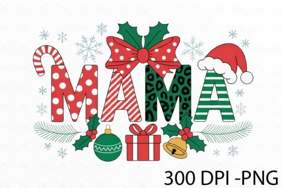 Reviewing Christmas Mama Bow Sublimatin Png Design for Illustrations