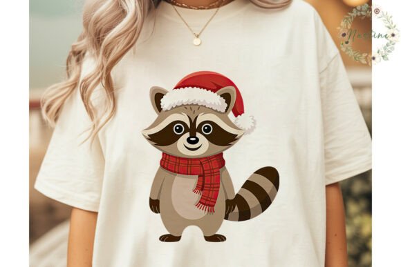 Reviewing Christmas Raccoon Holiday PNG Clipart for Illustrations
