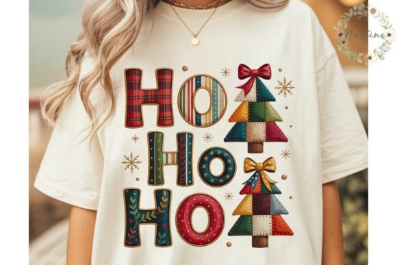 Rustic Christmas Ho Ho Ho PNG Clipart & Illustrations