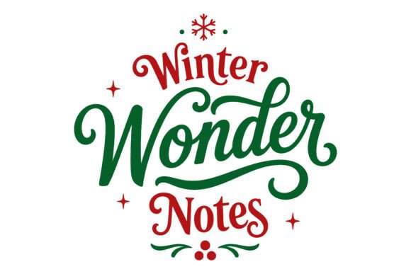 Winter Wonder Notes Christmas SVG: Top Freebies